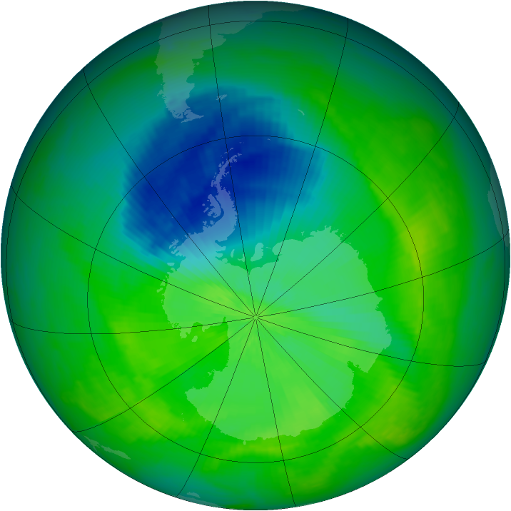 Ozone Map 2002-11-02